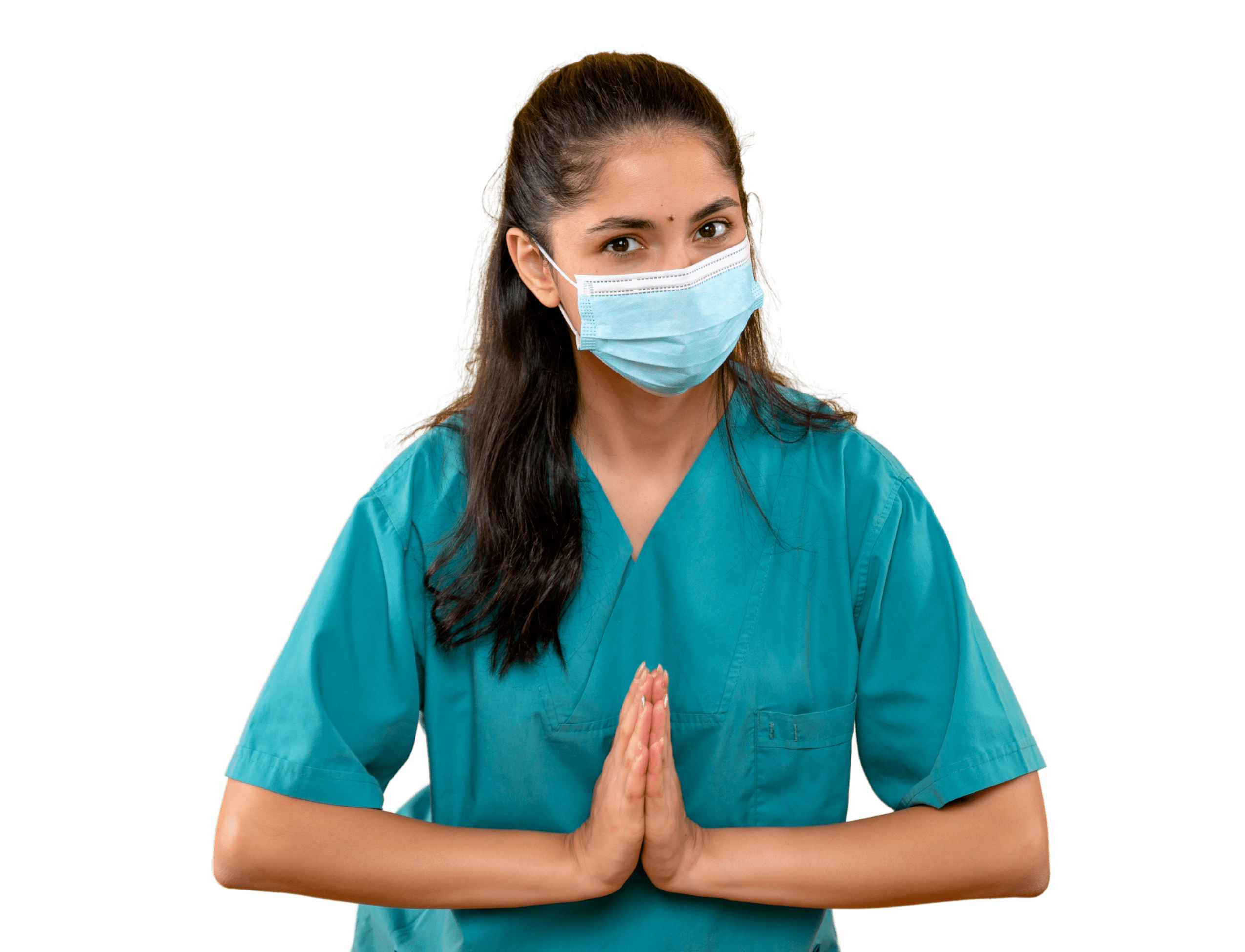 Indian or Filipino nurse